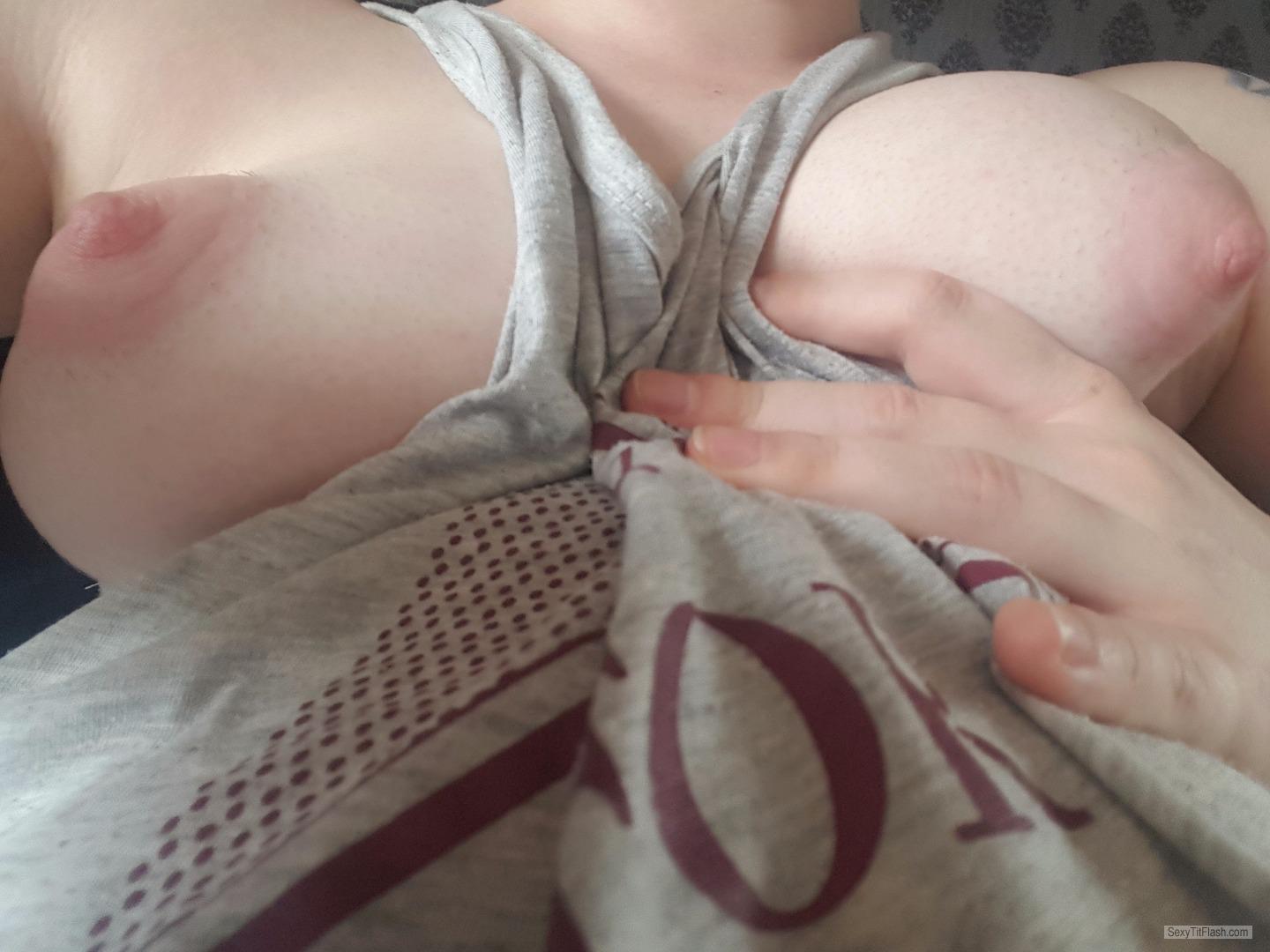 Tit Flash: My Big Tits (Selfie) - Badalice from Germany